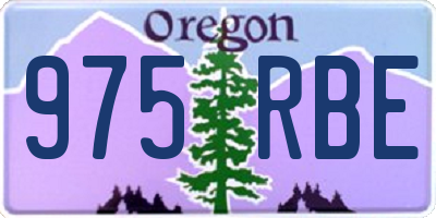 OR license plate 975RBE