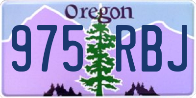 OR license plate 975RBJ