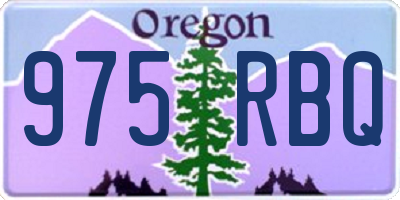 OR license plate 975RBQ