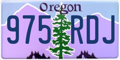 OR license plate 975RDJ