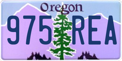 OR license plate 975REA