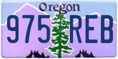 OR license plate 975REB