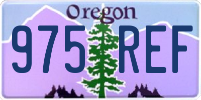 OR license plate 975REF