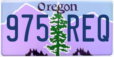 OR license plate 975REQ