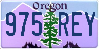 OR license plate 975REY