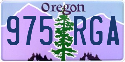 OR license plate 975RGA