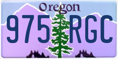 OR license plate 975RGC
