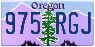 OR license plate 975RGJ