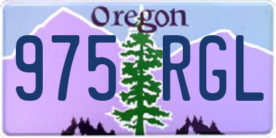 OR license plate 975RGL