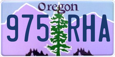 OR license plate 975RHA