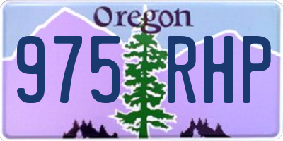 OR license plate 975RHP
