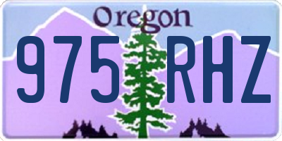OR license plate 975RHZ