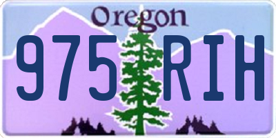 OR license plate 975RIH