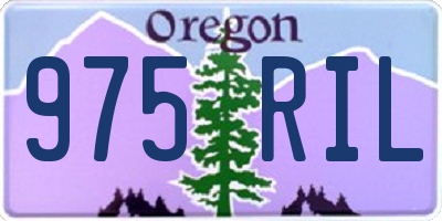 OR license plate 975RIL