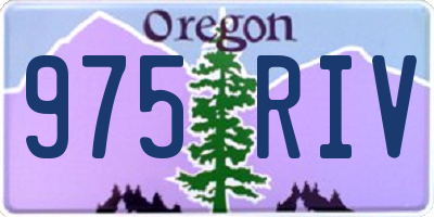OR license plate 975RIV