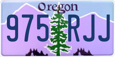 OR license plate 975RJJ