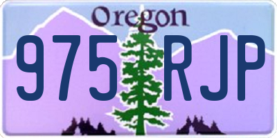 OR license plate 975RJP