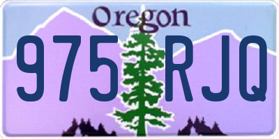 OR license plate 975RJQ