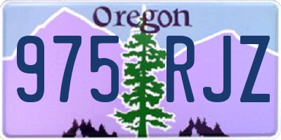 OR license plate 975RJZ