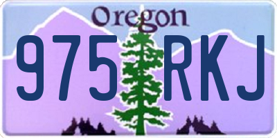 OR license plate 975RKJ