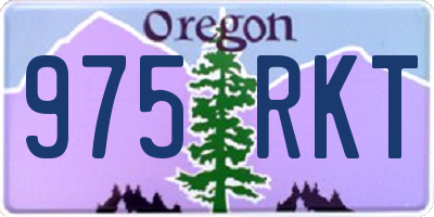 OR license plate 975RKT