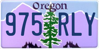 OR license plate 975RLY