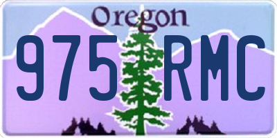 OR license plate 975RMC