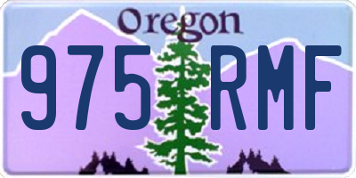 OR license plate 975RMF