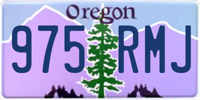OR license plate 975RMJ