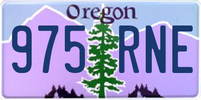 OR license plate 975RNE
