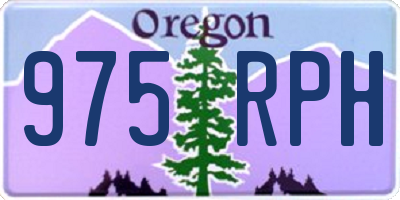 OR license plate 975RPH