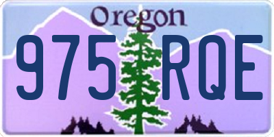 OR license plate 975RQE