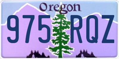 OR license plate 975RQZ