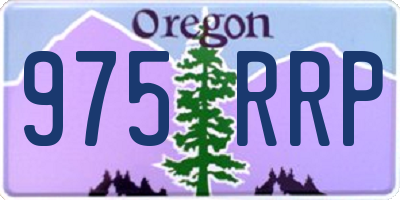 OR license plate 975RRP