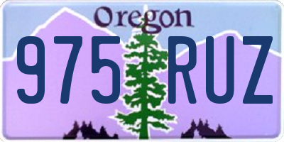 OR license plate 975RUZ