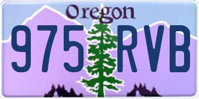 OR license plate 975RVB