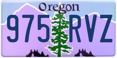 OR license plate 975RVZ