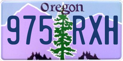 OR license plate 975RXH