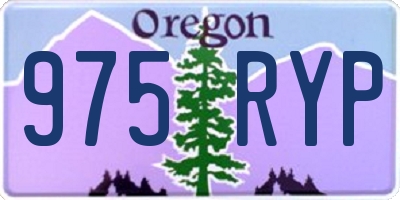 OR license plate 975RYP