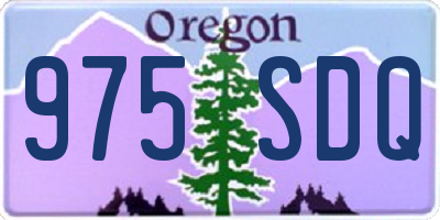 OR license plate 975SDQ