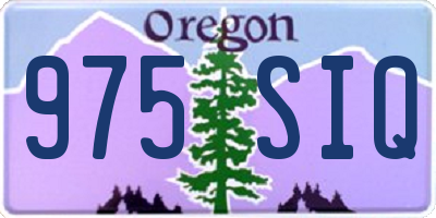 OR license plate 975SIQ