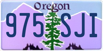 OR license plate 975SJI