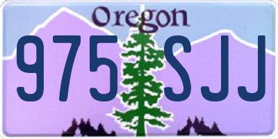 OR license plate 975SJJ