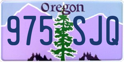 OR license plate 975SJQ