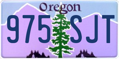 OR license plate 975SJT