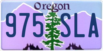 OR license plate 975SLA