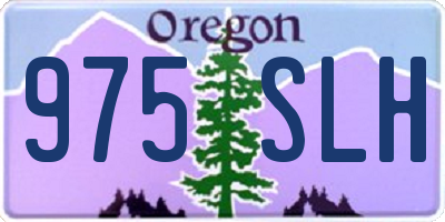 OR license plate 975SLH