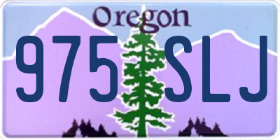OR license plate 975SLJ