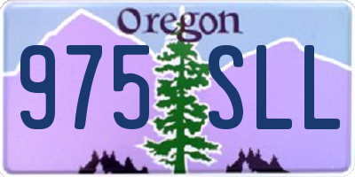 OR license plate 975SLL
