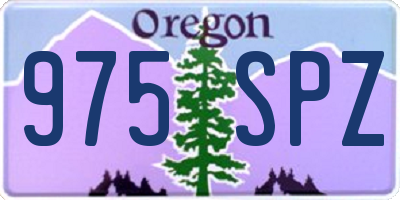 OR license plate 975SPZ